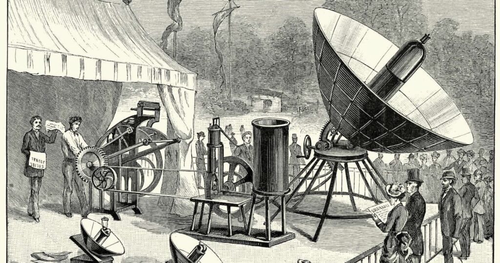 Historia del panel solar